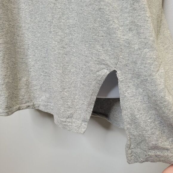 VINTAGE 90s gray Bloomies spellout long sleeve tunic top sleep shirt L‎ - Picture 6 of 10